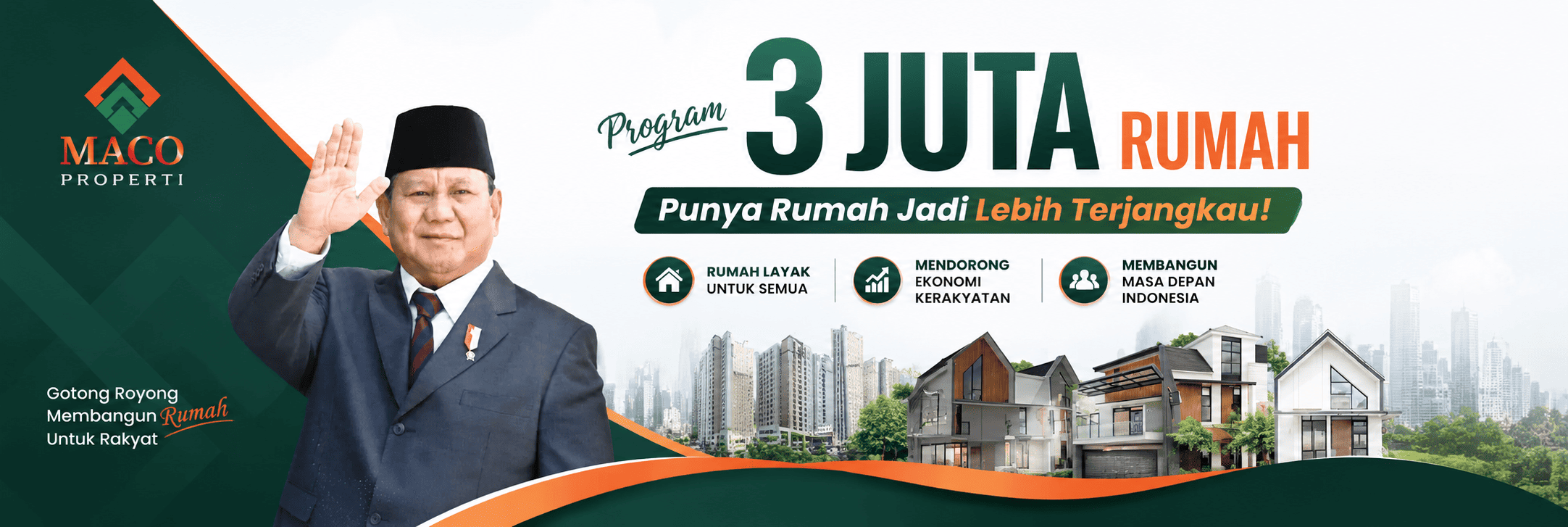 Turut Membangun dalam Progarm 3 Juta Rumah