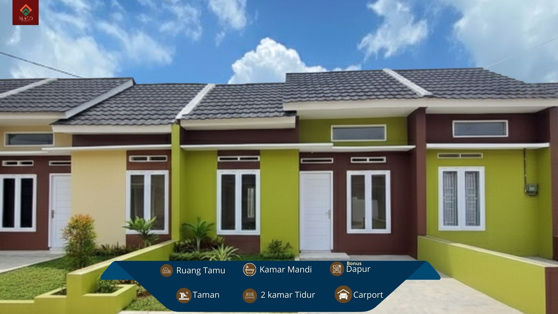 Raffaza Citrapesona - Rumah subsidi 2KT/1KM di Lampung Tengah, harga Rp 166 juta | Maco Properti